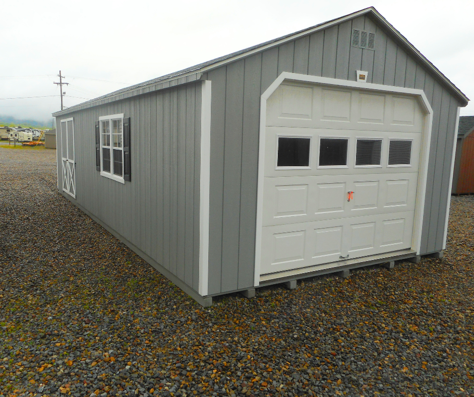 14' X 30' DURATEMP GARAGE -LT GRAY - Garden Time