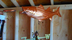 bass with lure weathervane BASS WITH LURE WEATHERVANE – Garden Time
