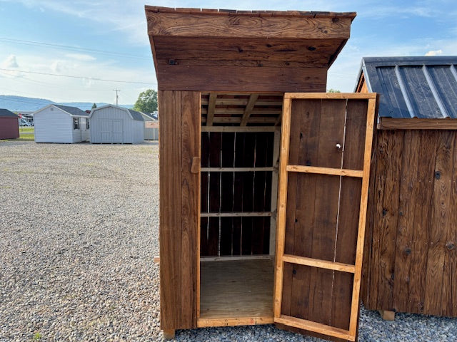 tobacco lath 4' X 4' TOBACCO LATH OUTHOUSE -NATURAL CEDAR tobacco lath 4' X 4' TOBACCO LATH OUTHOUSE -NATURAL CEDAR