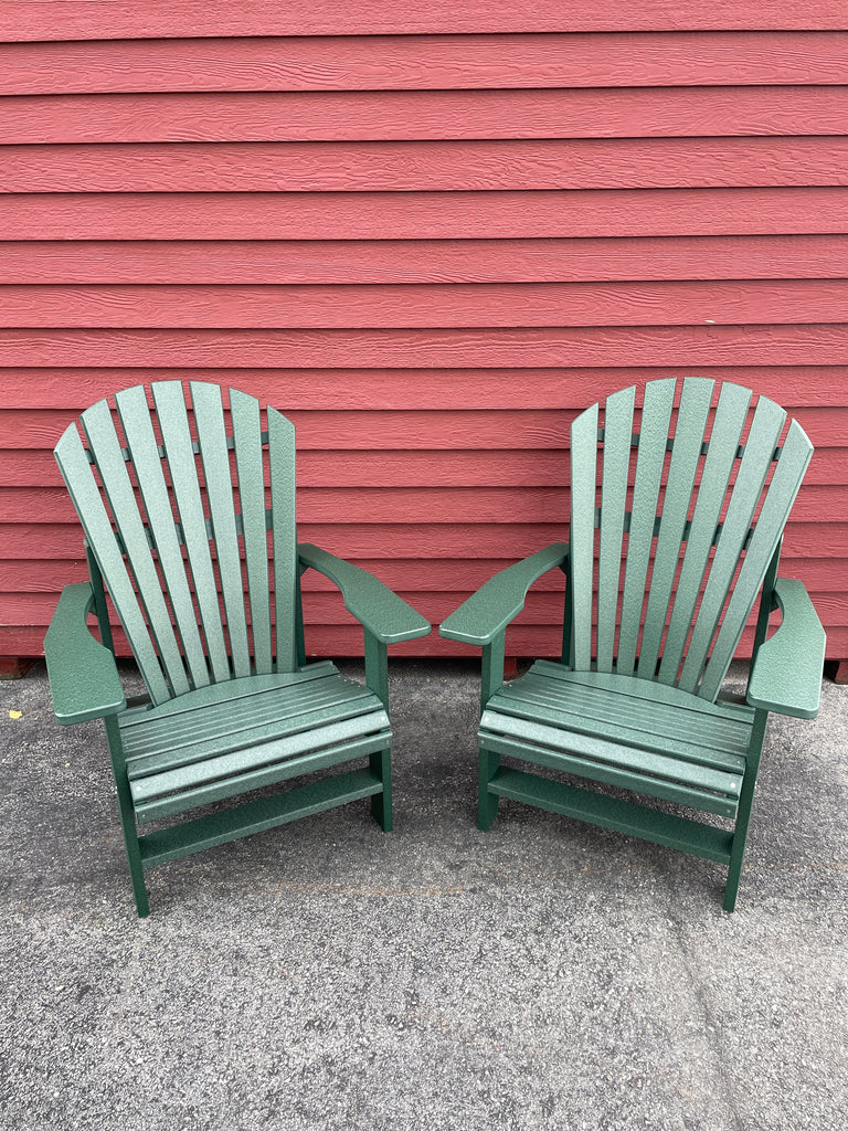 UPRIGHT ADIRONDACK CHAIR - GREEN - Garden Time