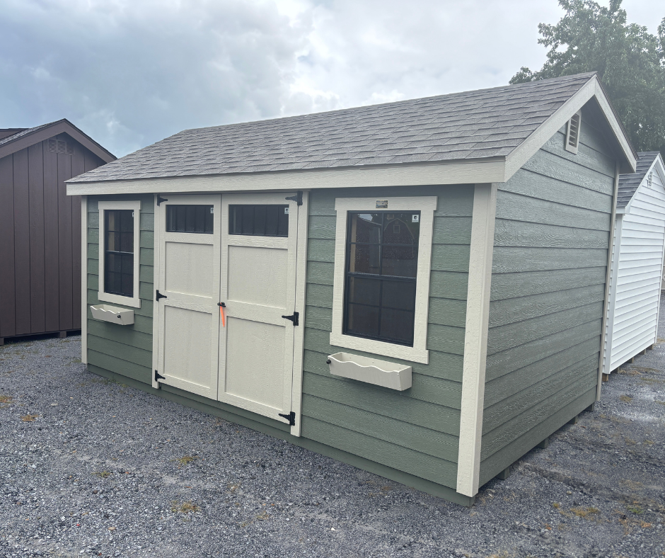 10' X 16' LP SMARTSIDE NEW ENGLAND BROOKSHIRE - AVOCADO - Garden Time