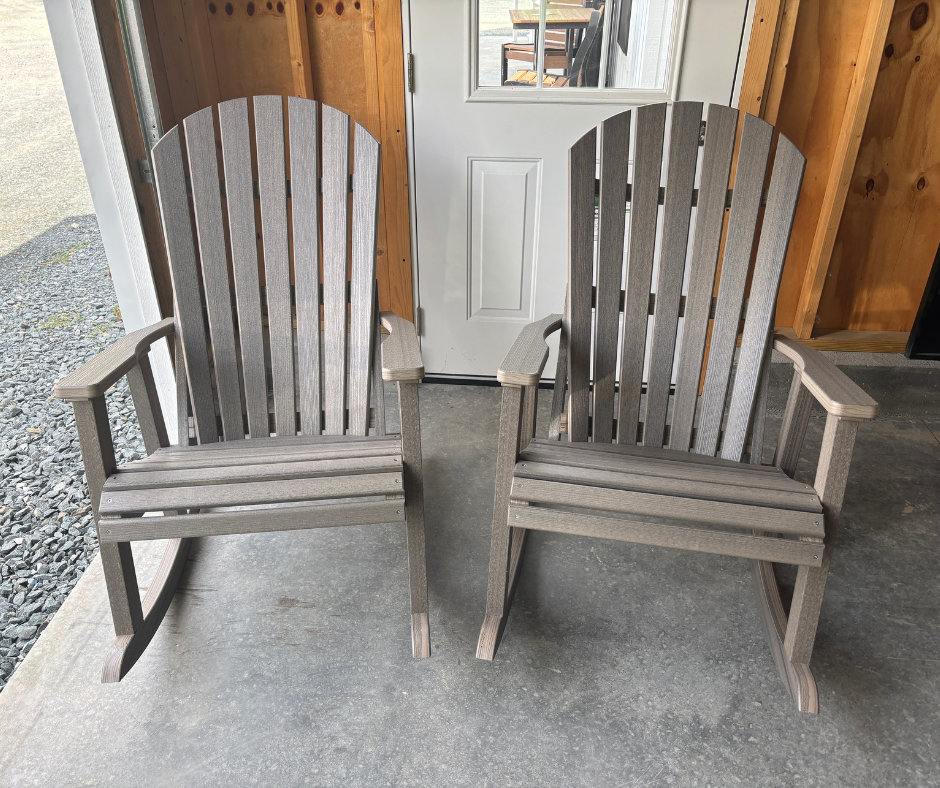 COMFO BACK PORCH ROCKER - COASTAL GRAY - Garden Time