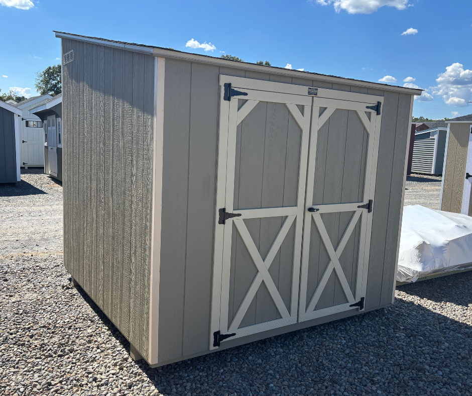 8' X 8' DURATEMP STANDARD LEAN-TO - CLAY - Garden Time