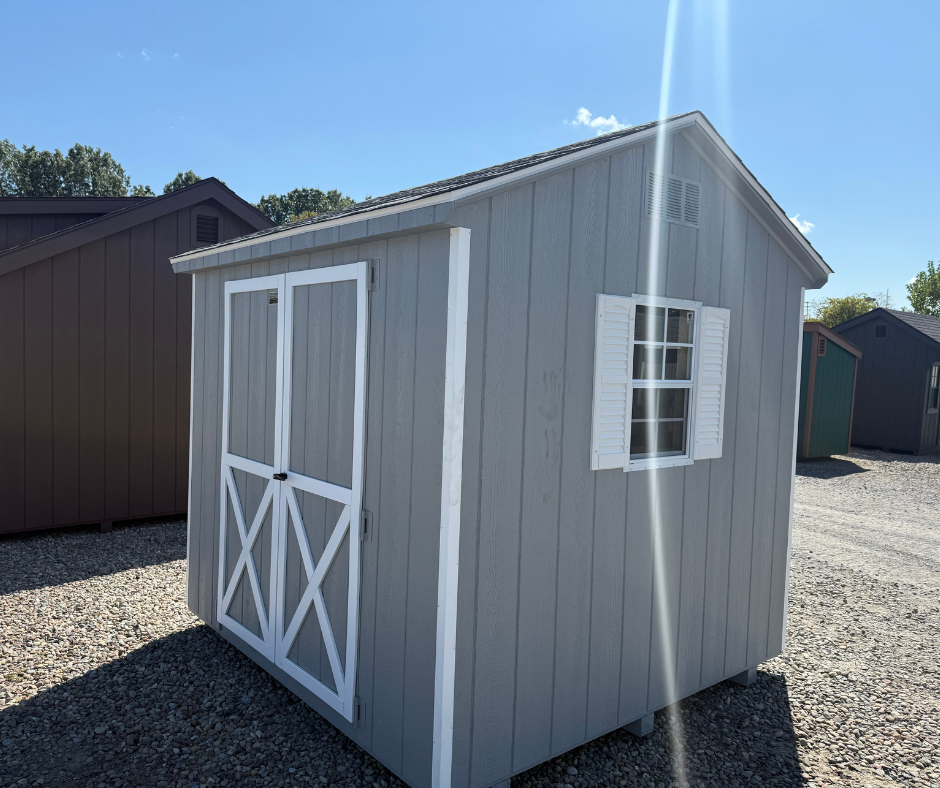 8' X 8' DURATEMP STANDARD FULTON- LT GRAY - Garden Time