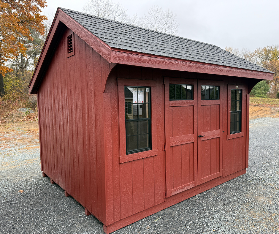 10' X 12' DURATEMP NEW ENGLAND HAMILTON - RED - Garden Time