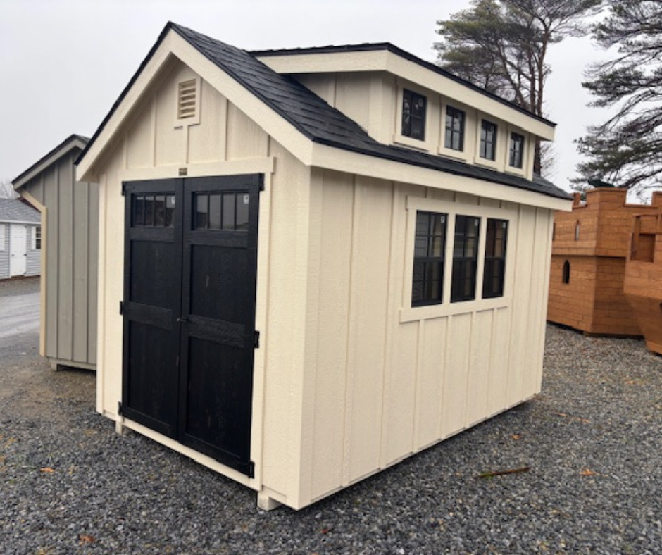 8' X 12' DURATEMP B&B NEW ENGLAND CANTERBURY - NAVAJO WHITE - Garden Time