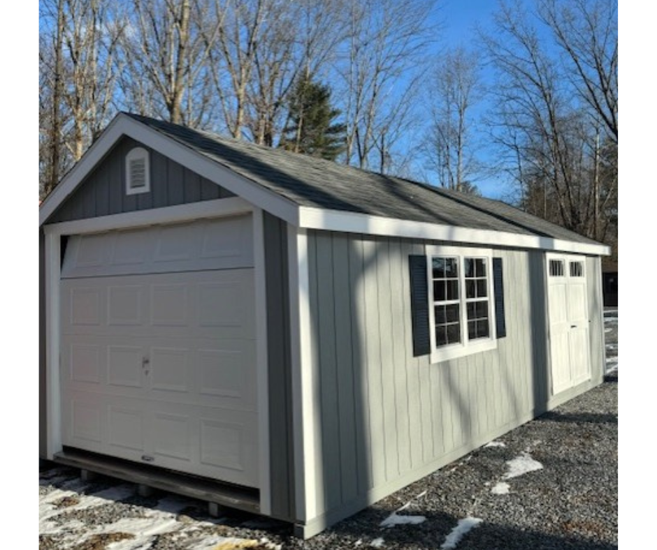 12' X 26' DURATEMP GARAGE GARAGE - LT GRAY - Garden Time