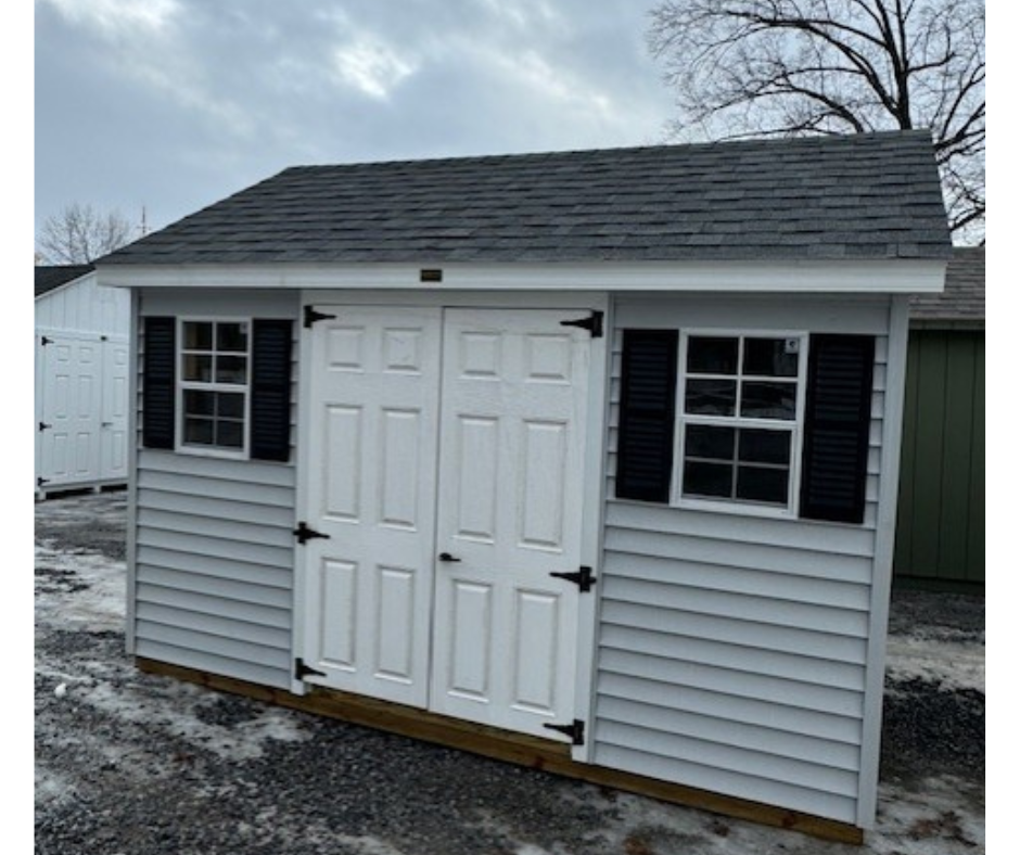10' X 12' VINYL STANDARD CANTON - LT GRAY - Garden Time