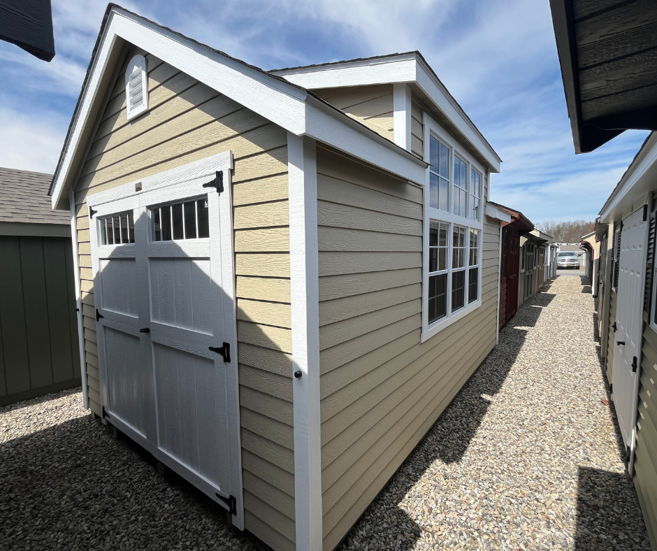 10' X 16' LP SMARTSIDE PATRIOT CANTON - ALMOND - Garden Time