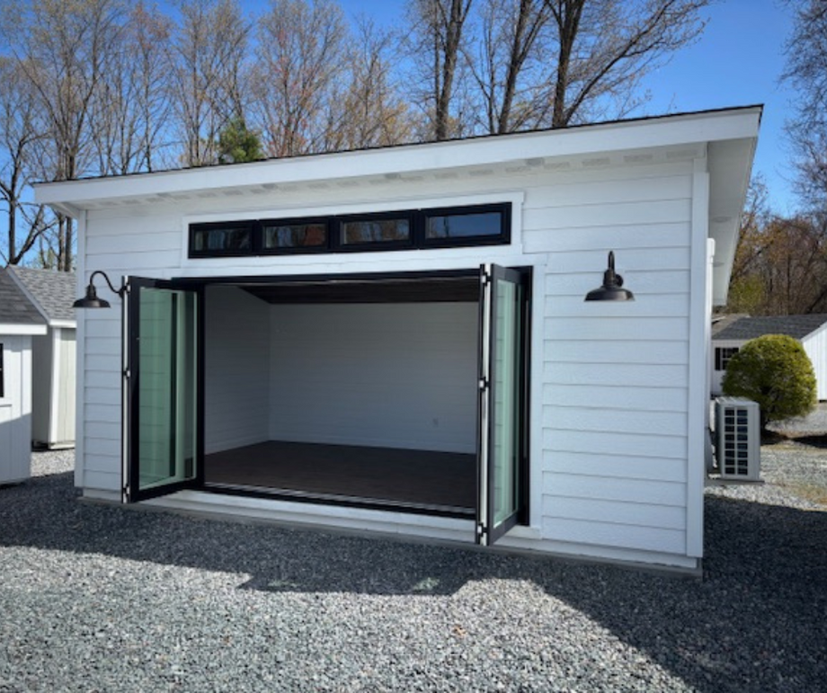 12' X 20' LP LAP SIDING FINISHED STUDIO - WHITE – Garden Time