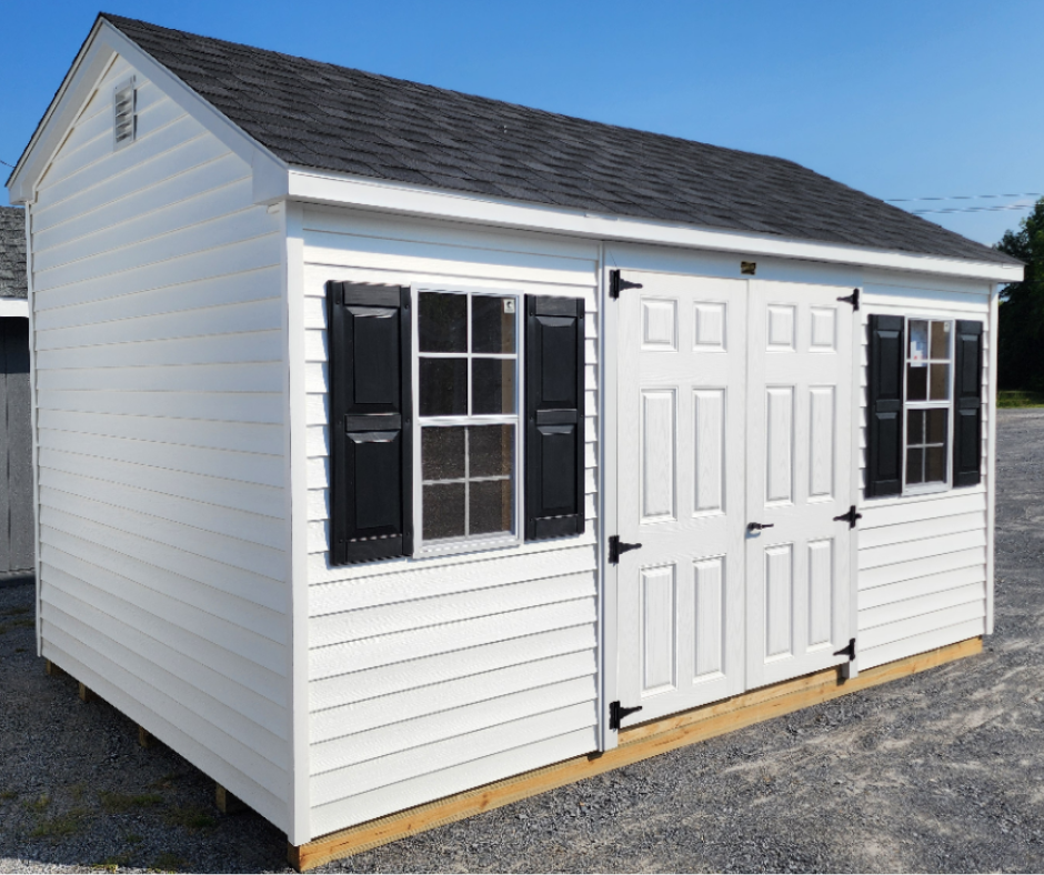 10' X 14' VINYL STANDARD BROOKSHIRE - WHITE - Garden Time