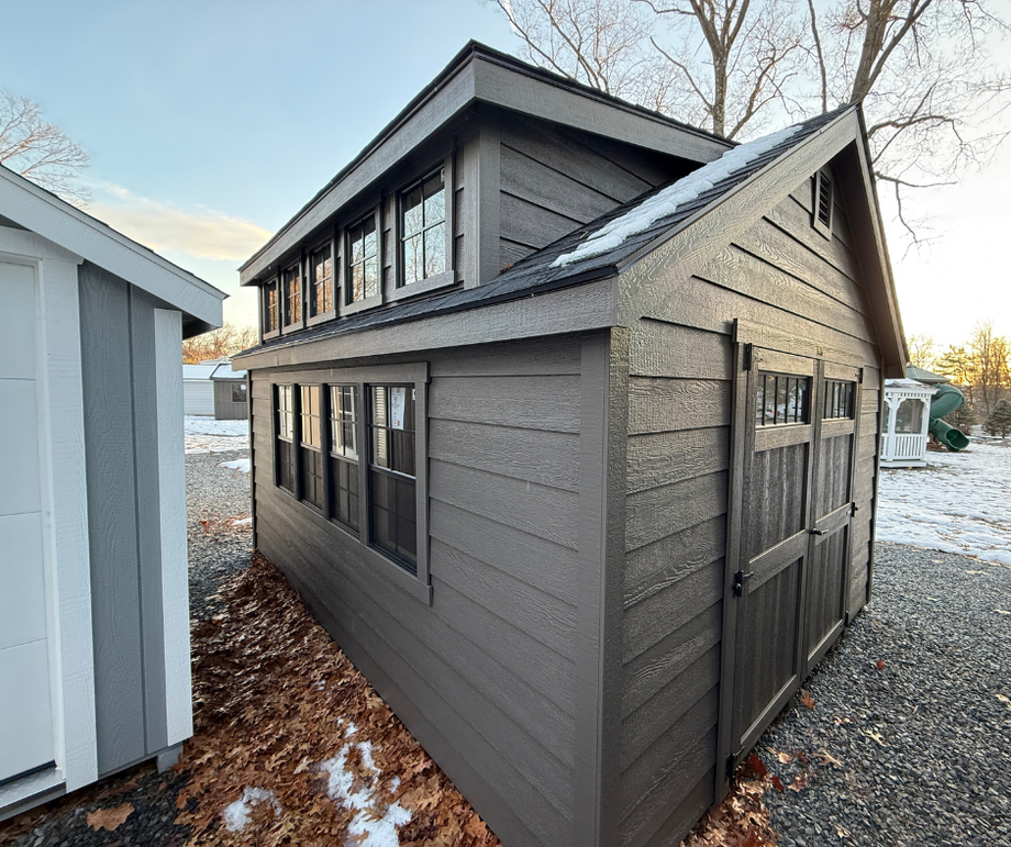 リリパットレーン THE SIDINGS' 12' X 16' LP SMARTSIDE NEW ENGLAND CANTERBURY - BURNISHED SLATE