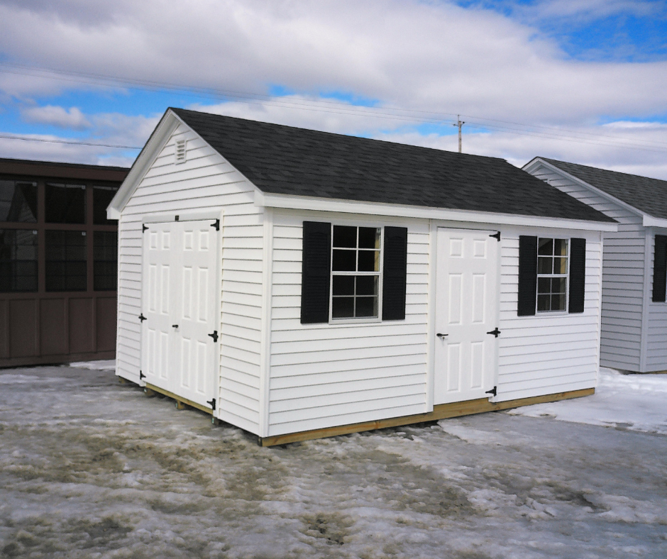 12' X 16' VINYL STANDARD CANTON - WHITE - Garden Time